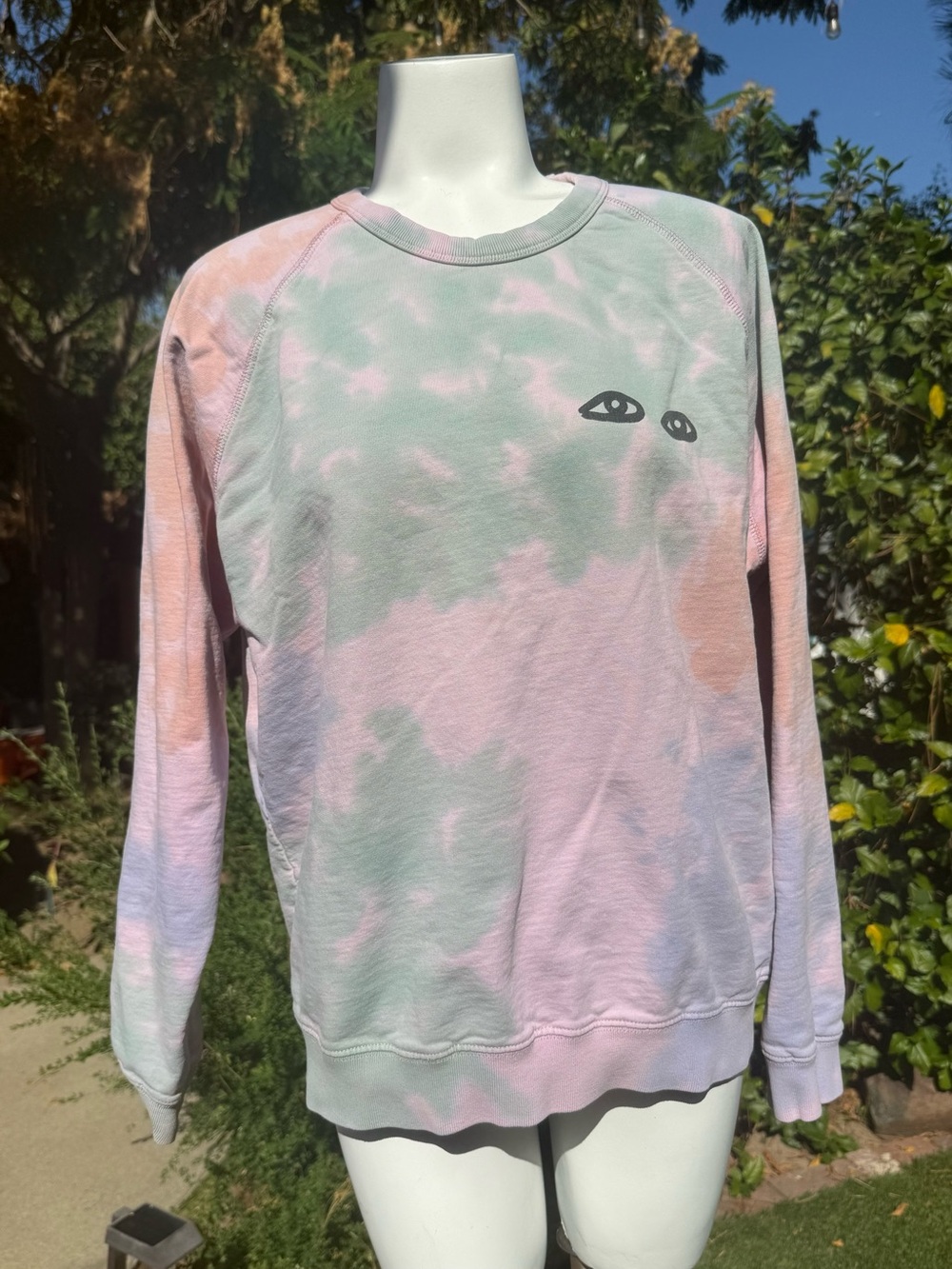 Clare V tye- dye sweatshirt